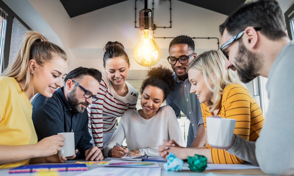 Young Creative Business People on a Meeting